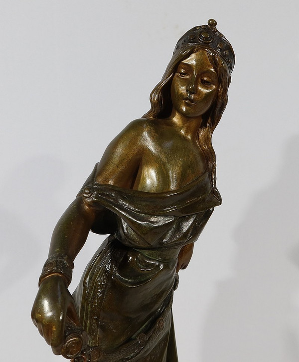 Talismano in bronzo di E. Villanis - Inizio XX secolo