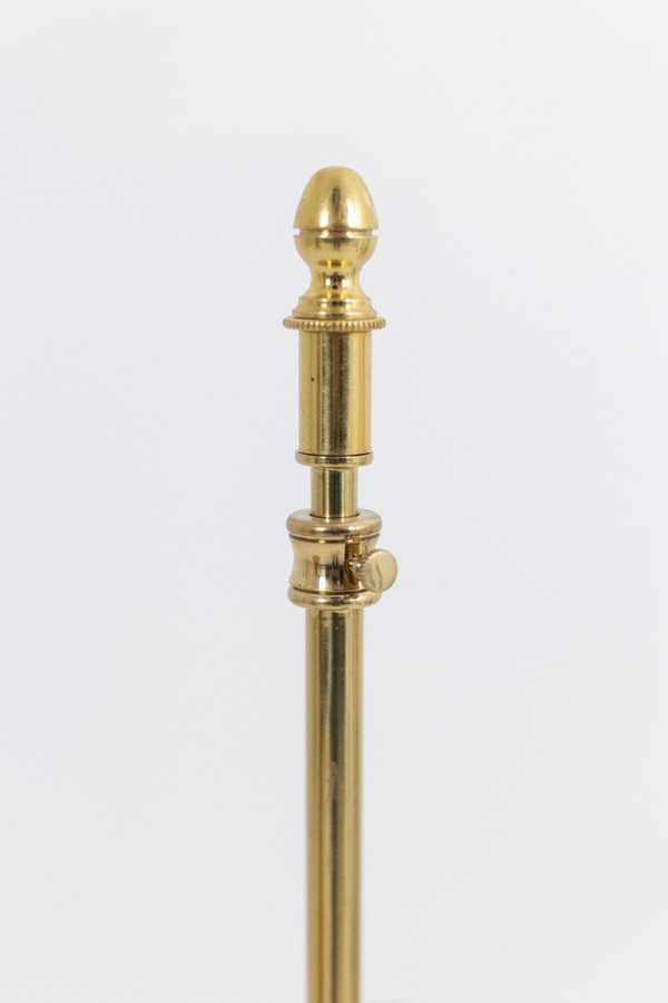 Paire De Lampes En Faïence De Delft Et Bronze, Circa 1880, LS5081839