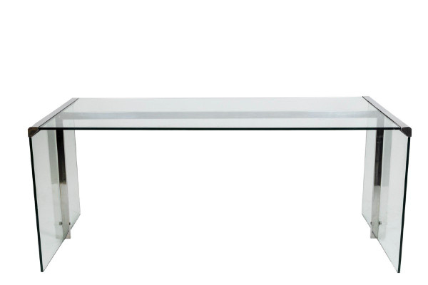 Gallotti&radice, Scrivania in vetro, anni '70, LS5293483A