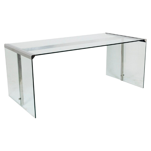 Gallotti&radice, Scrivania in vetro, anni '70, LS5293483A