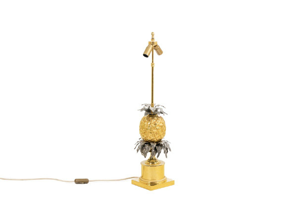 Maison Charles, lampada in bronzo "Ananas", anni '60, LS4875454