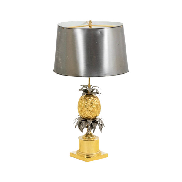 Maison Charles, lampada in bronzo "Ananas", anni '60, LS4875454