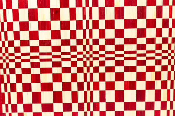 Kinetische Tafel mit Intarsien aus Stroh, zeitgenössische Arbeit, LS5228451C