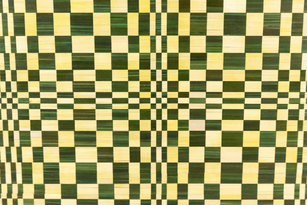 Kinetic Panel In Straw Marquetry, Contemporary Work, LS5217452A