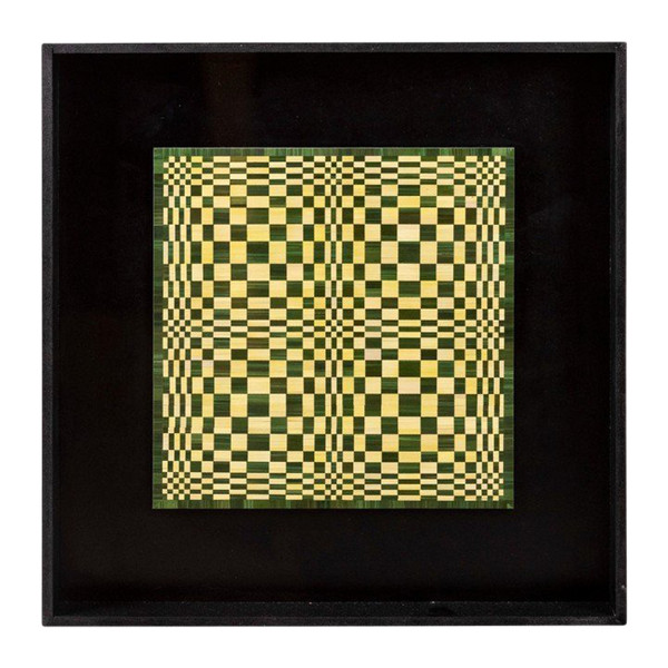 Kinetic Panel In Straw Marquetry, Contemporary Work, LS5217452A