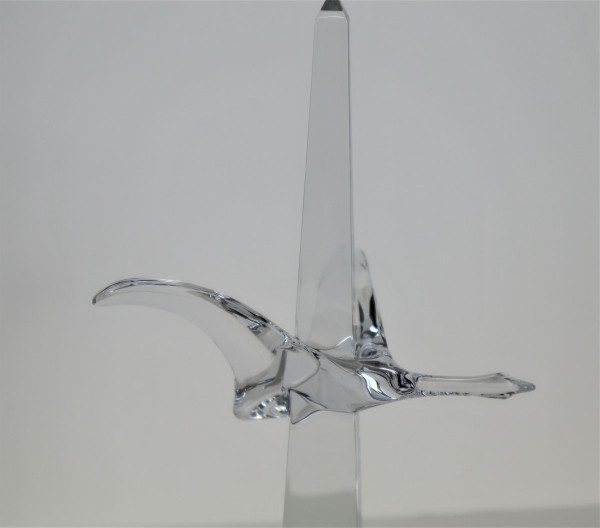 "passage à l'an 2000", Baccarat crystal subject, signed by serge Mansau