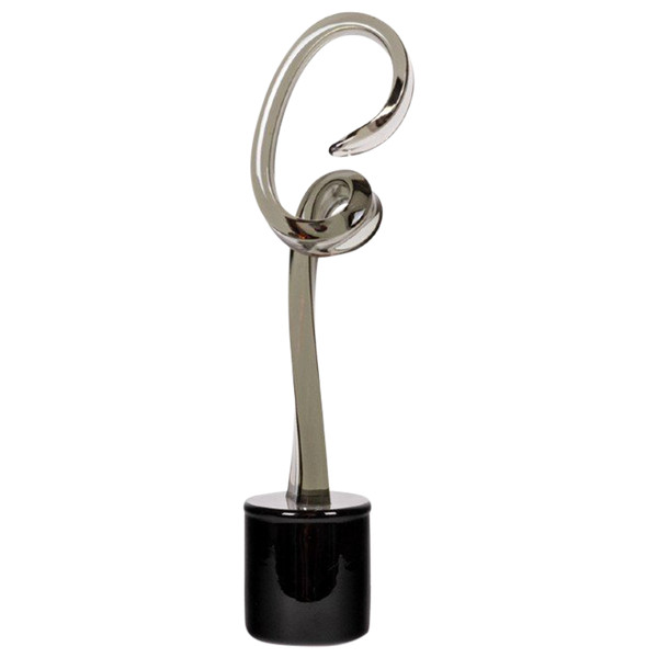 Alfredo Rossi, Smoked Glass Volute Sculpture, 1970s, LS5190271A