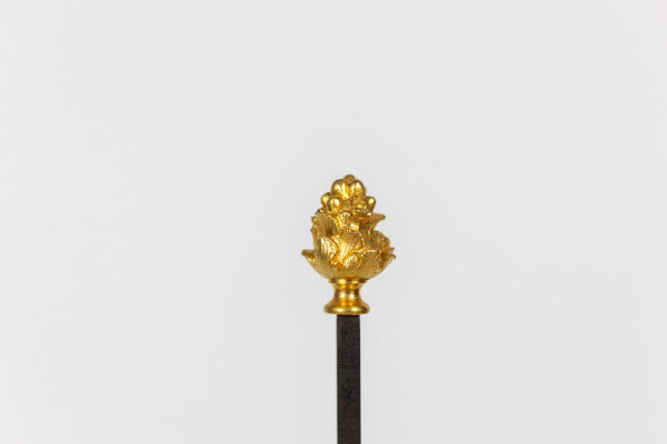 Rocaille Style Screen Lamp In Gilt Bronze, Circa 1880, LS51961651A