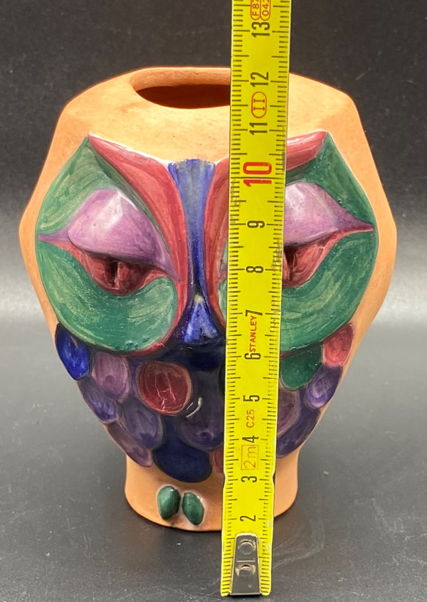 VASE CHOUETTE TERRE CUITE 
