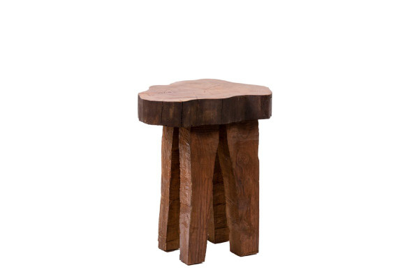 Set Of Four Brutalist Style Stools, 1970s, LS5177551A
