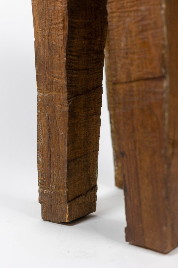 Set Of Four Brutalist Style Stools, 1970s, LS5177551A