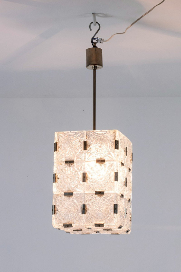 Kamenicky Senov, Pair Of Glass Lanterns, 1970s, LS5189451A