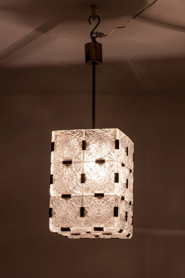 Kamenicky Senov, Pair Of Glass Lanterns, 1970s, LS5189451A