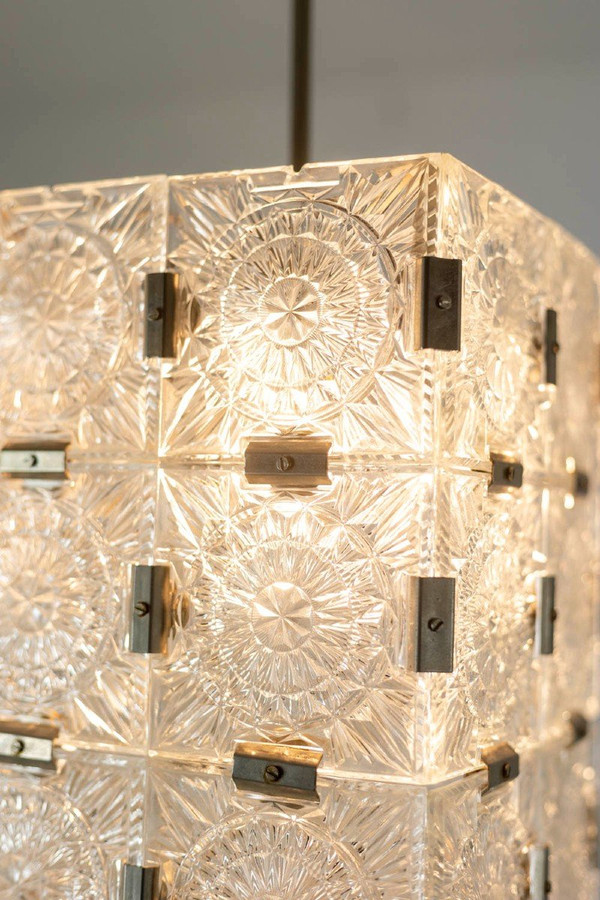 Kamenicky Senov, Pair Of Glass Lanterns, 1970s, LS5189451A
