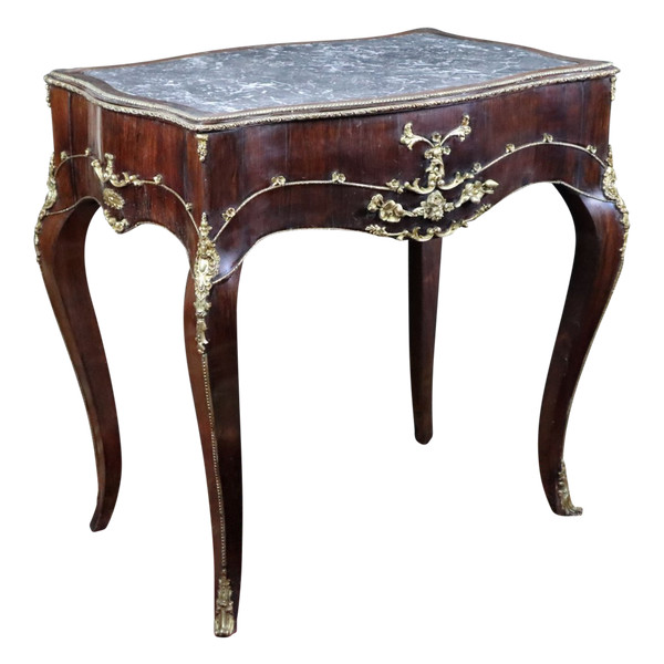 Louis XV Style Marble Top Table