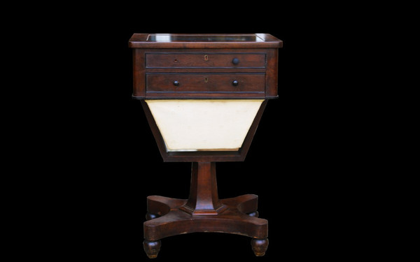 Work table, "worker" in mahogany Charles X
