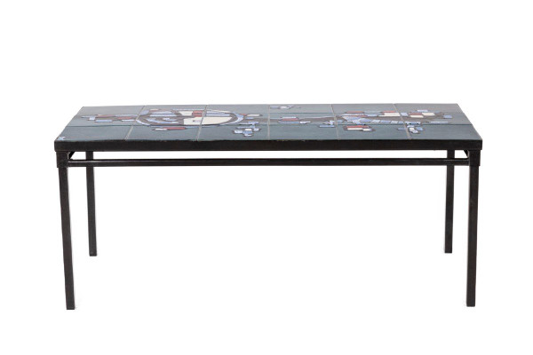 Table basse en céramique, années 1950, LS4884241D