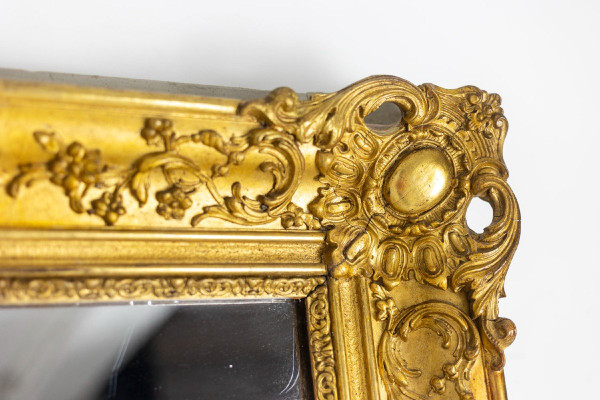 Trumeau in stile Regency in legno dorato e stucco, XIX secolo, LS4819551A