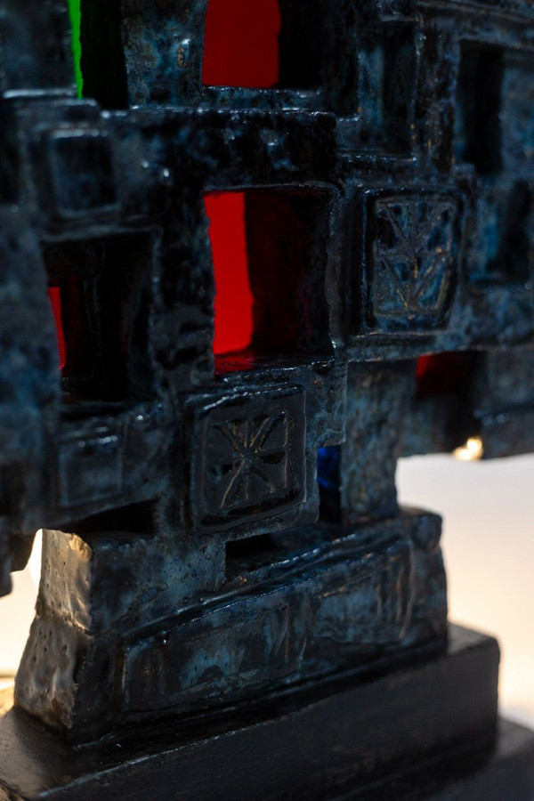 Auguste Harzic, Ceramic And Glass Sculpture, Year 1968, LS5064551A