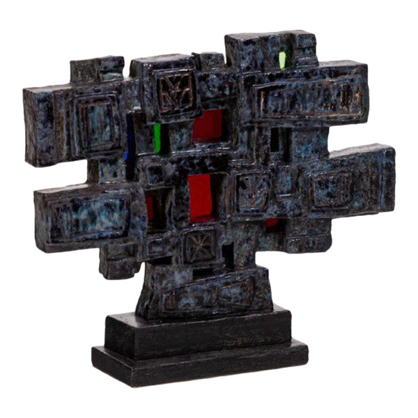 Auguste Harzic, Ceramic And Glass Sculpture, Year 1968, LS5064551A