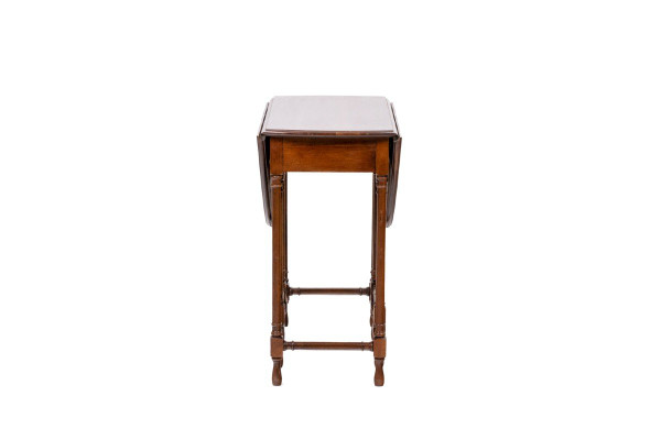 Pair of “Gateleg” flying tables in mahogany, circa 1950, LS4872351