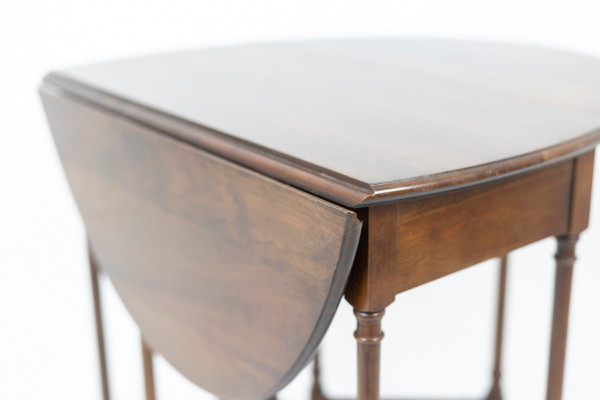 Pair of “Gateleg” flying tables in mahogany, circa 1950, LS4872351