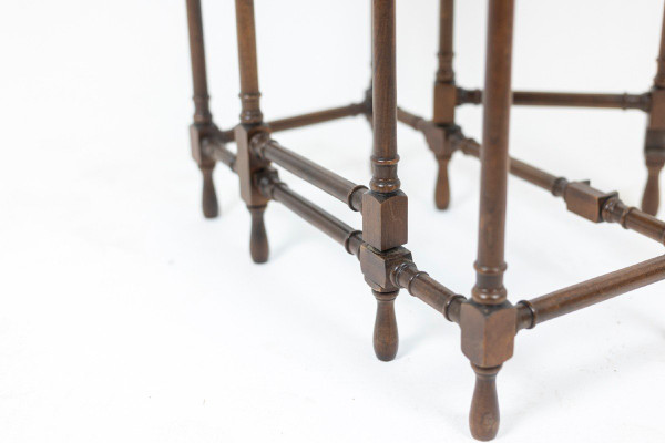 Pair of “Gateleg” flying tables in mahogany, circa 1950, LS4872351