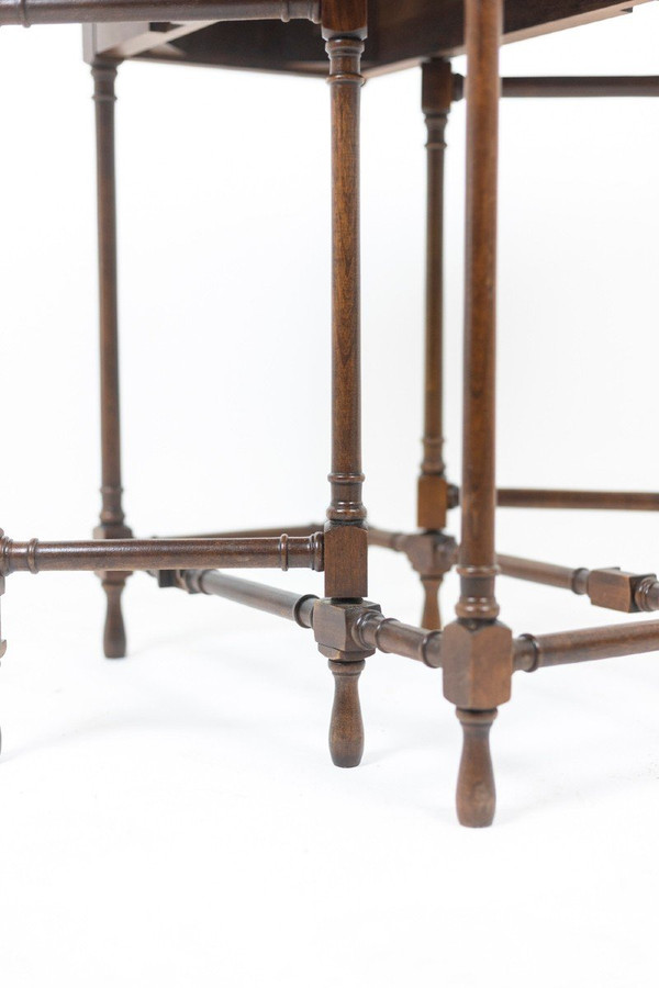 Pair of “Gateleg” flying tables in mahogany, circa 1950, LS4872351