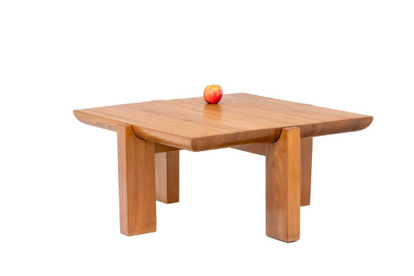 Luigi Gorgoni für Roche Bobois, Couchtisch aus Ulmenholz, 1980er Jahre, LS4863431