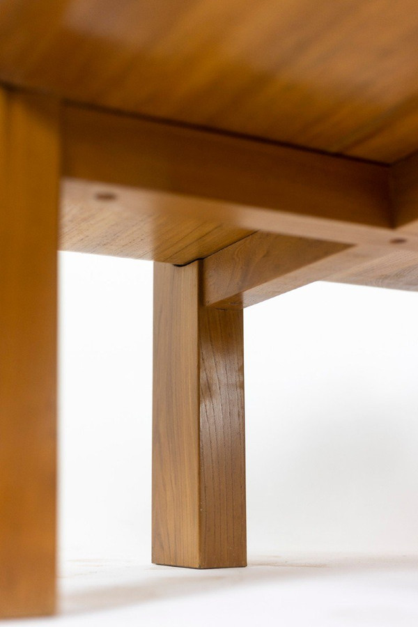 Luigi Gorgoni für Roche Bobois, Couchtisch aus Ulmenholz, 1980er Jahre, LS4863431