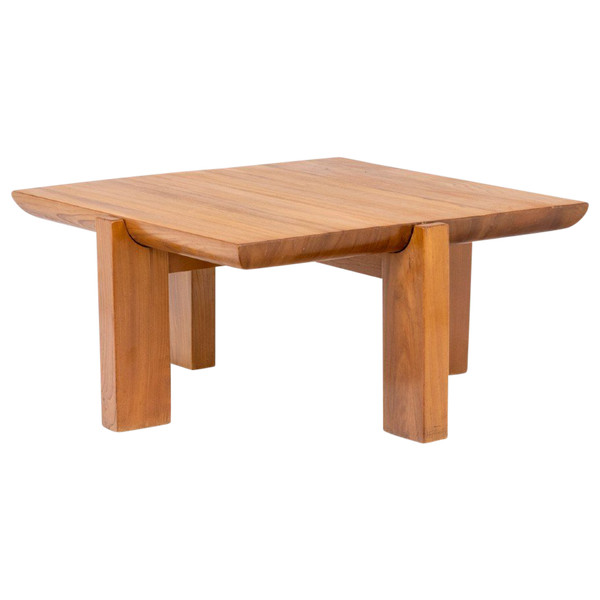 Luigi Gorgoni für Roche Bobois, Couchtisch aus Ulmenholz, 1980er Jahre, LS4863431
