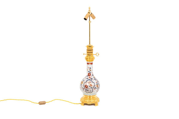 Porcelain and bronze lamp, circa 1880, LS3198451