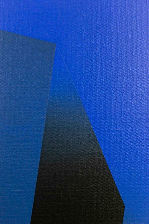 Arthur Dorval, “Geometric hatching” painting, 2020, LS47841251