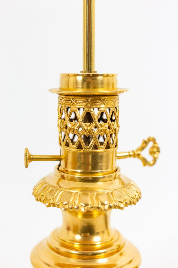 Paire de lampes en faïence de Satsuma et bronze doré, circa 1880, LS4583841