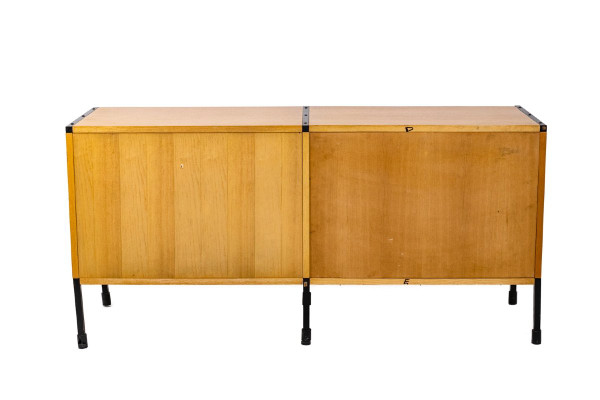 Arp, Ash And Metal Sideboard, 1950s, Ls4714351