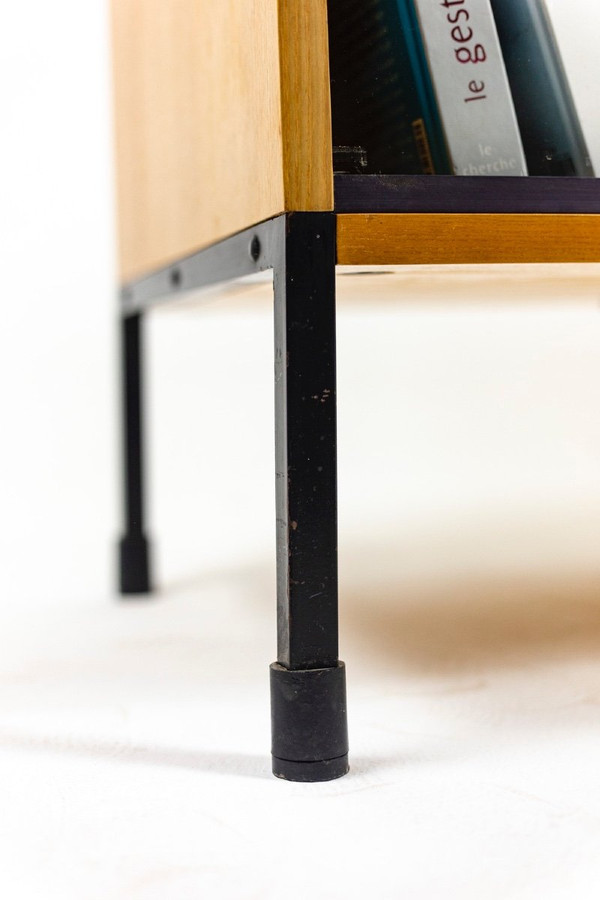 Arp, Ash And Metal Sideboard, 1950s, Ls4714351