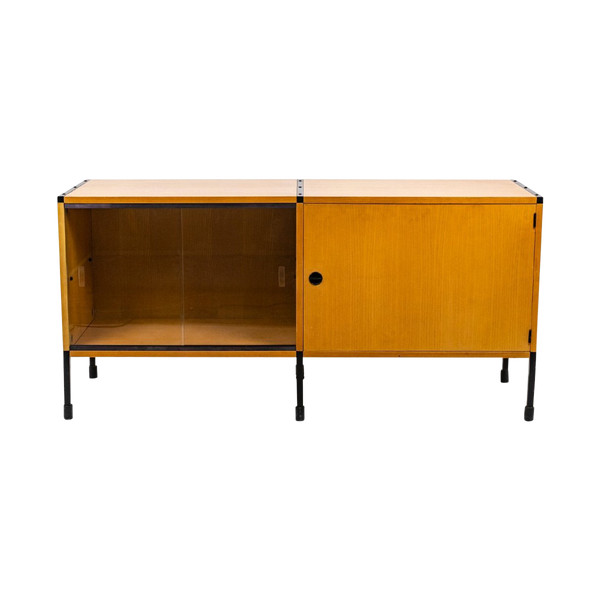 Arp, Ash And Metal Sideboard, 1950s, Ls4714351