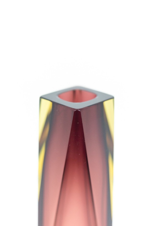 Flavio Poli Pour Luigi Mandruzzato, Vase Sommerso, Années 1950, Ls4709151