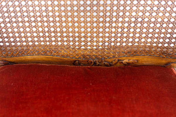 Jean Mocqué, Paire De Fauteuils Canné De Style Régence, XXe Siècle, Ls4699701
