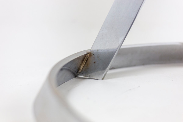 Boris Tabacoff, Table Ronde En Métal Et En Verre, Années 1970, Ls4636501