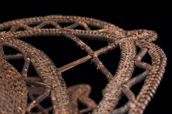 Yam mask, tribal art, oceanic art, basketry, Papua New Guinea, Basketry