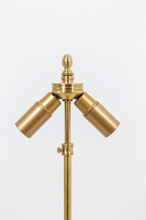 Lampe aus rissigem Celadon-Porzellan und vergoldeter Bronze, um 1880, Ls4517471