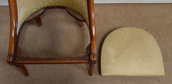 Kleiner Friseurtisch Rognon und sein Kirschholzwärmer - 1950
