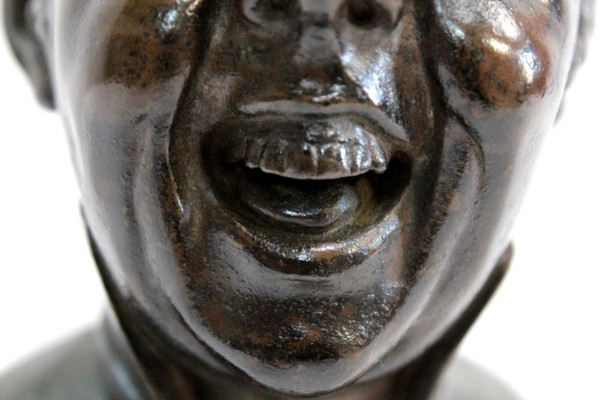 Bronzo "Le fou rire" - Inizio XX secolo