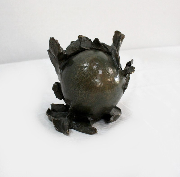 Bronze "Le fruit", signed S. Burel - Early 20th century