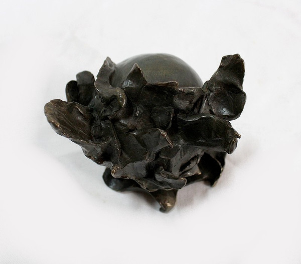 Bronze "Le fruit", signed S. Burel - Early 20th century