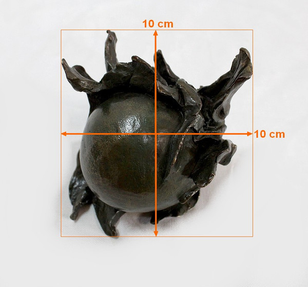 Bronze "Le fruit", signed S. Burel - Early 20th century