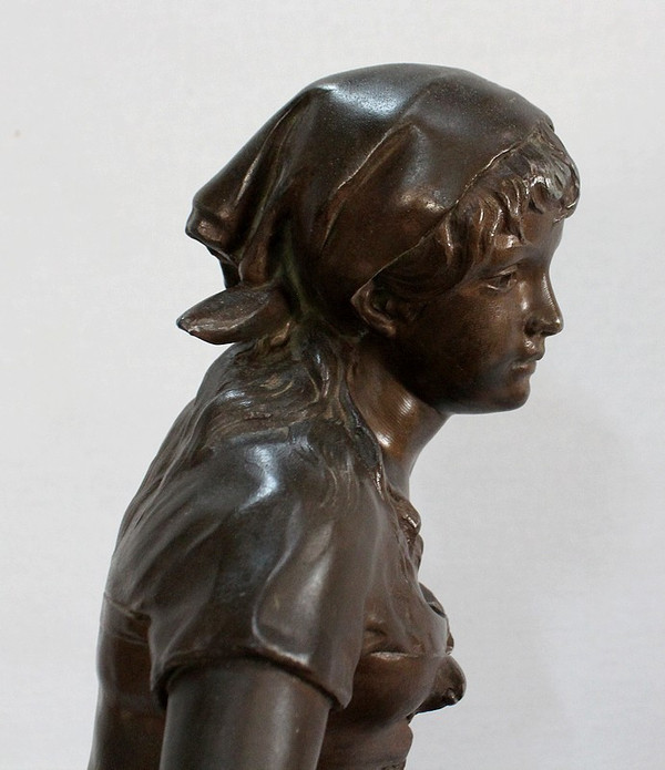 Grande regolatore "Les Cerises", di L-E Cana - Fine del XIX secolo