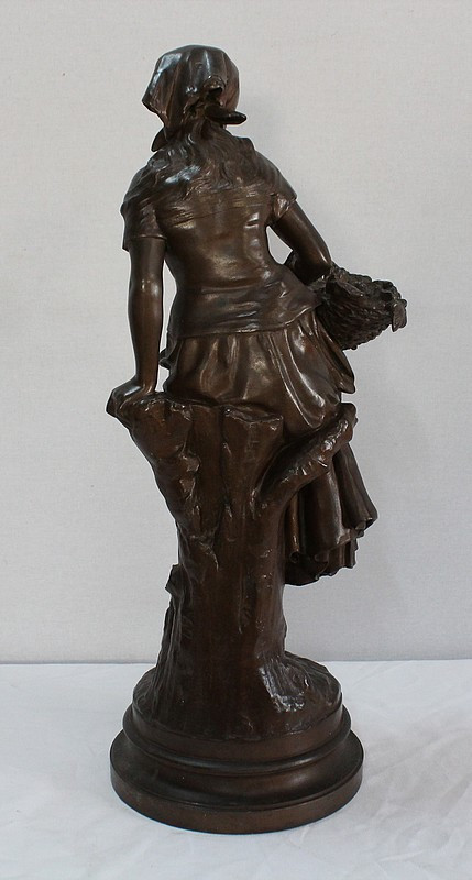 Grande regolatore "Les Cerises", di L-E Cana - Fine del XIX secolo