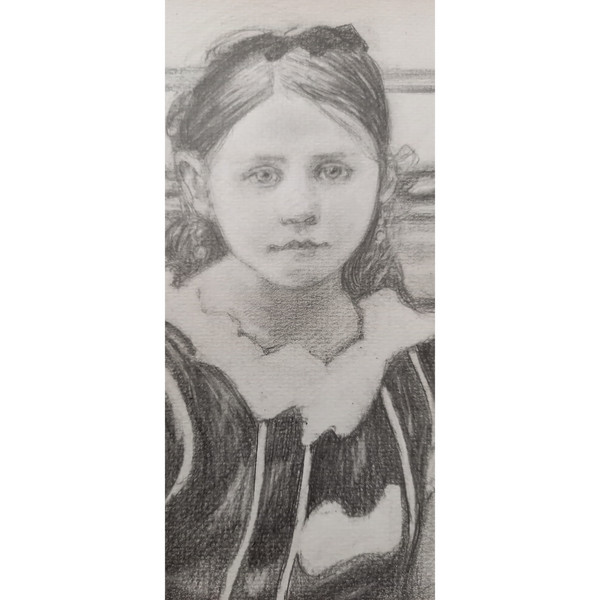 Disegno/ritratto di Colette all'età di 5 anni